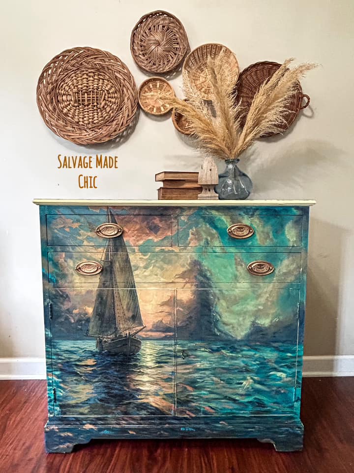 Papier de soie Sérénité Nautique 21 x 29 po