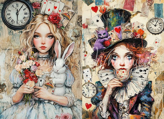 Anges parmi nous : Dara Papier de soie de découpage 21x29
