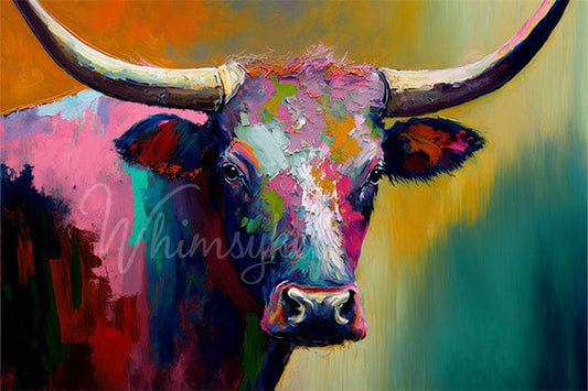 Dottie Longhorn Cow