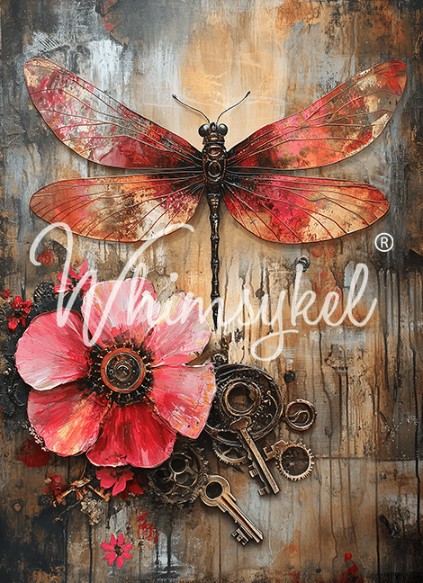 Industrial Bloom | 18 lb Decoupage Tissue Paper | 2 Sizes