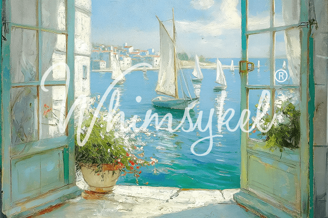 Bayside View | Tissue or Rice Decoupage Paper