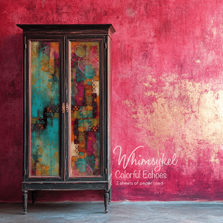 Colorful Echoes | 18 lb Decoupage Tissue Paper | 21x29 in