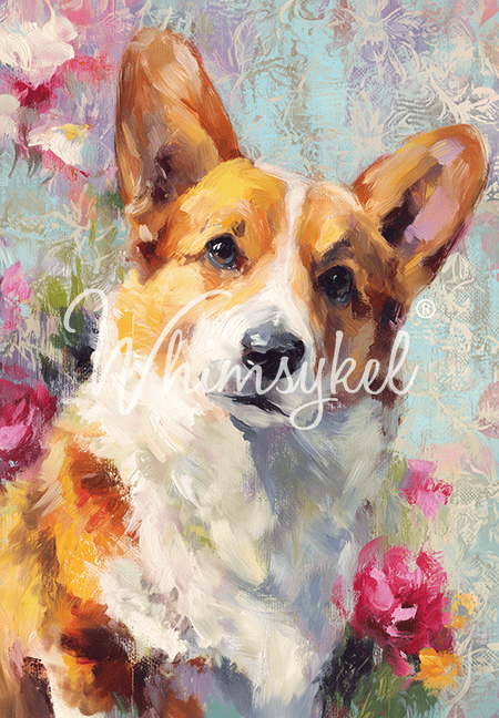 Corgi | Tissue or Rice Decoupage Paper