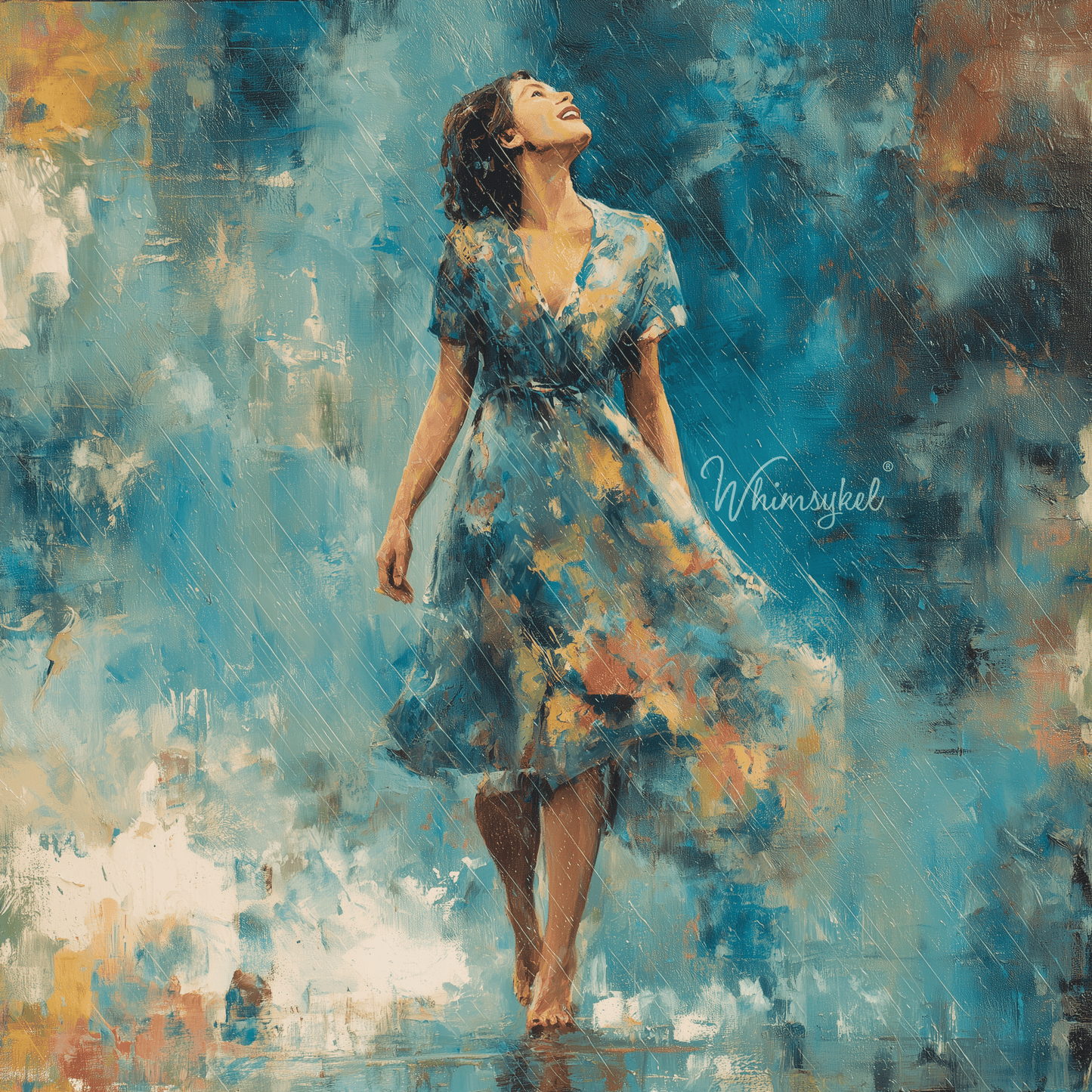 Embrace the Storm | Square Tissue or Rice Decoupage Paper