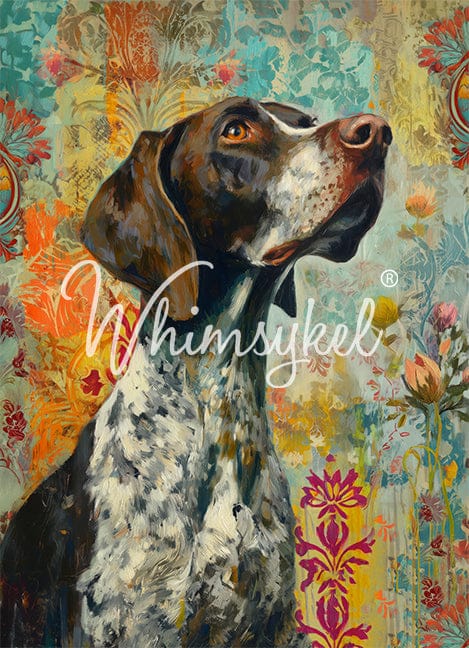 German Shorthair Pointer | Tissue or Rice Decoupage Paper