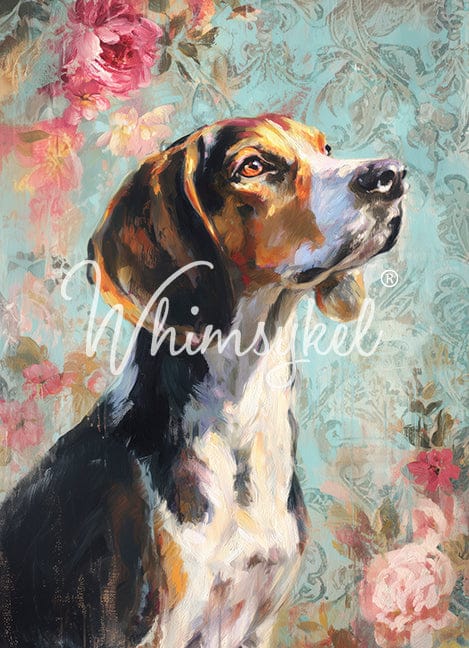 Hound Dog | Tissue or Rice Decoupage Paper