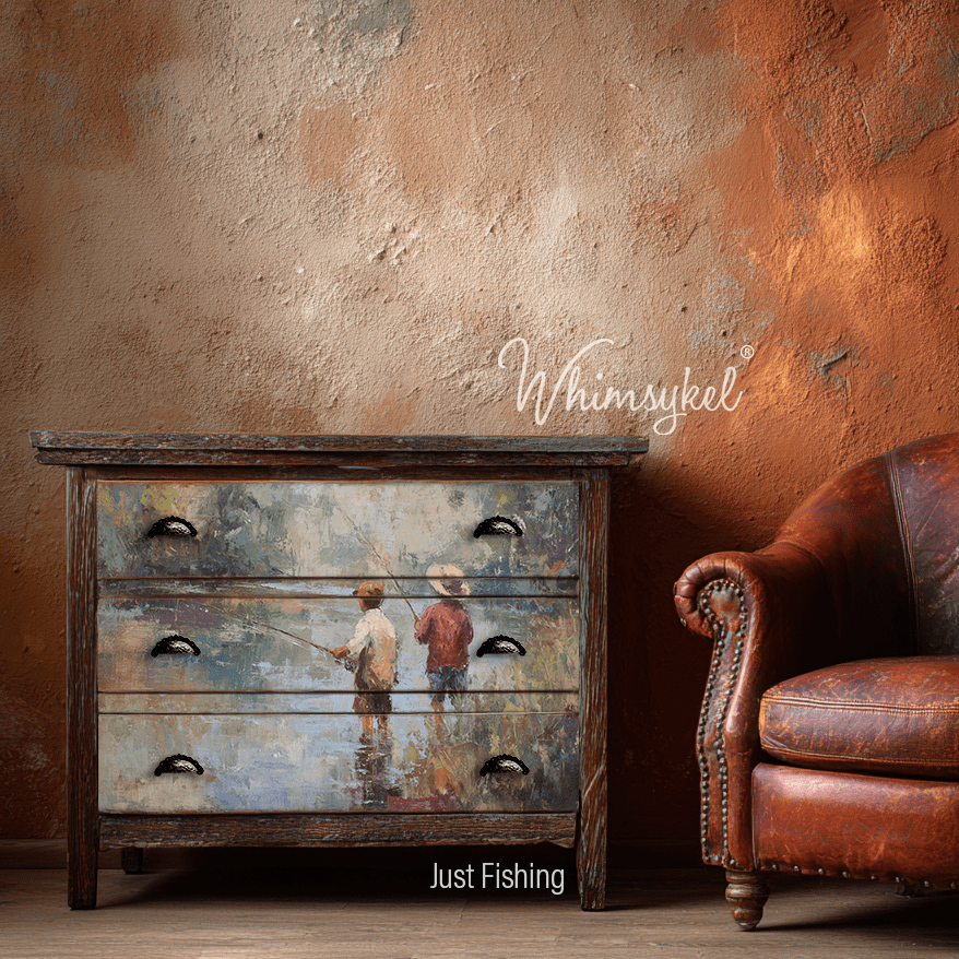 Just Fishing |18 lb Decoupage Tissue Paper | 2 Sizes