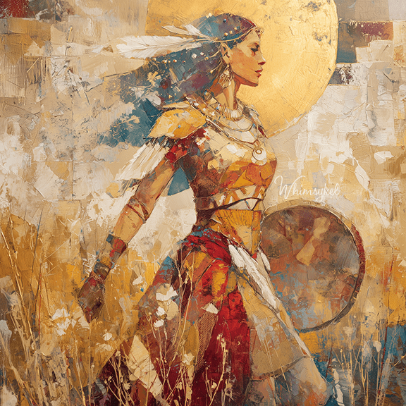 Radiance March | Square Tissue or Rice Decoupage Paper