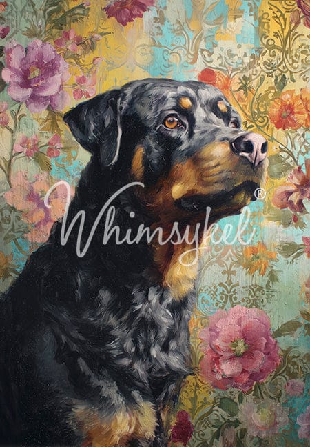 Rottweiler | Tissue or Rice Decoupage Paper
