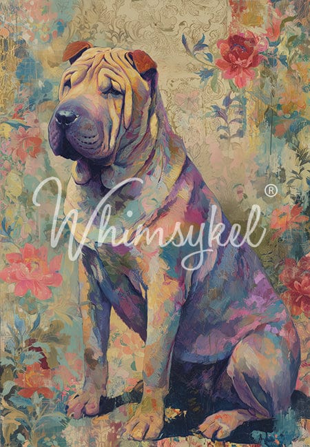 Shar-Pei | Tissue or Rice Decoupage Paper