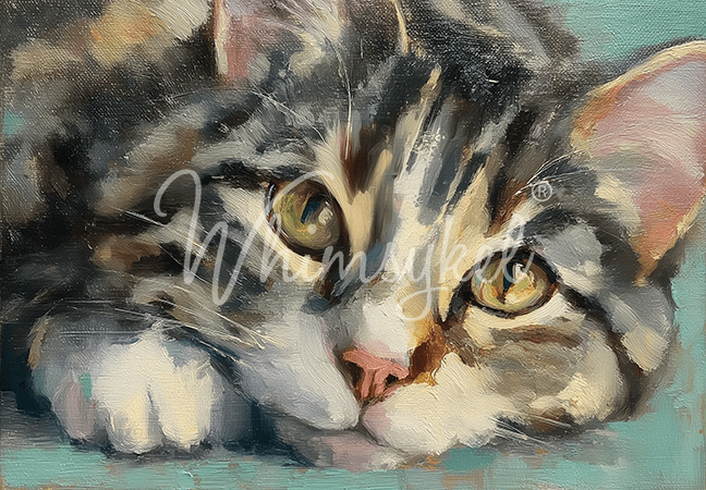 Sleepy | Tissue or Rice Decoupage Paper
