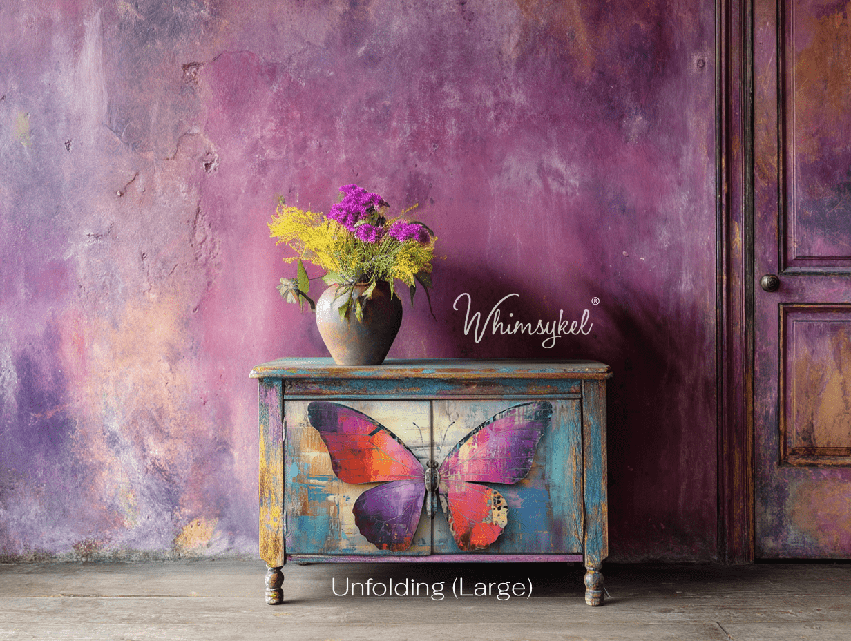 Unfolding Trio  | 18 lb Decoupage Tissue Paper | 21x29 in
