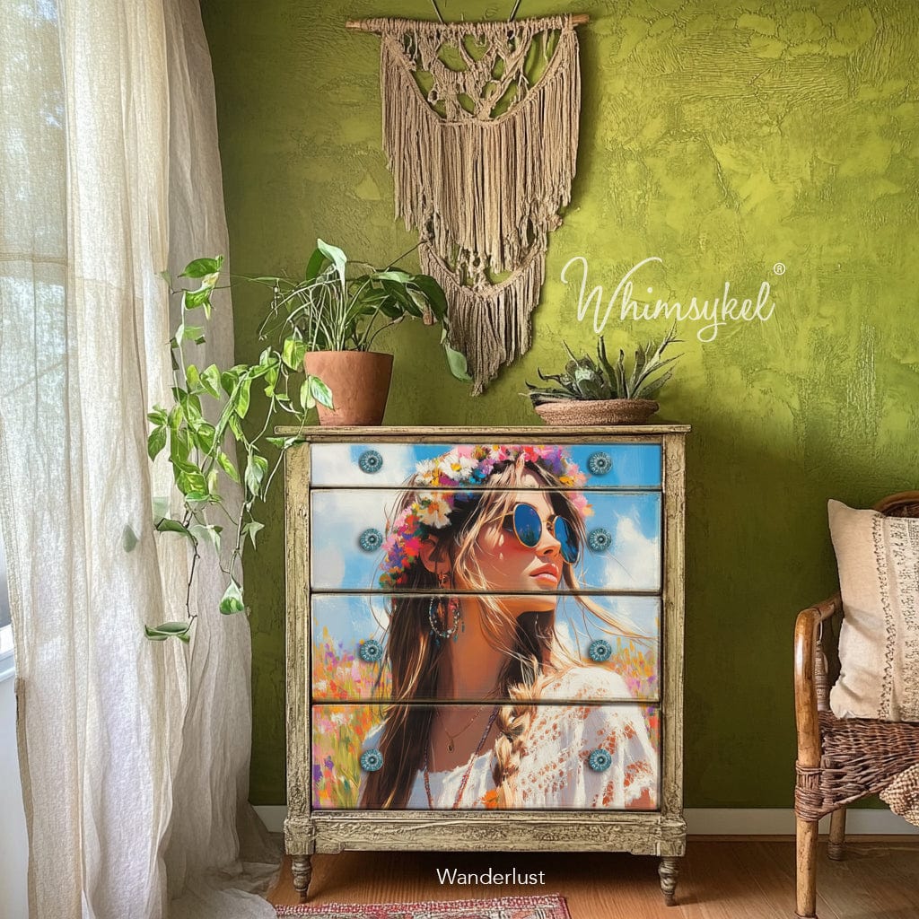 Wanderlust  | 18 lb Decoupage Tissue Paper | 21x29 in