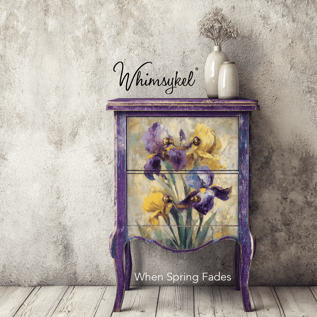 When Spring Fades | 18 lb Decoupage Tissue Paper | 2 Sizes