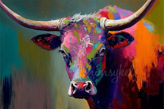 Oscar: Longhorn Decoupage Tissue Paper 21x29