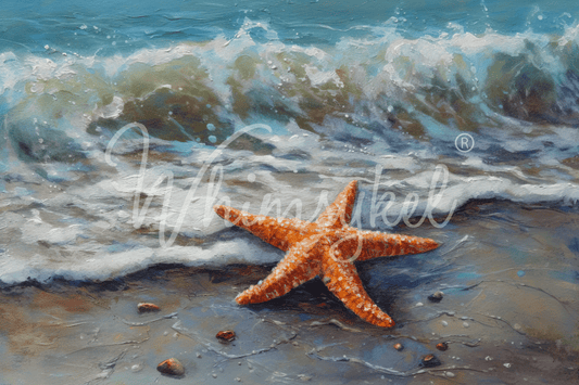 Beach Star | Tissue or Rice Decoupage Paper