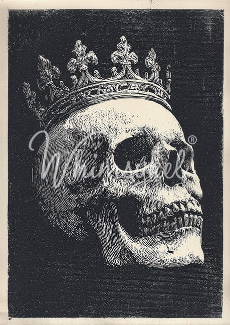 Bone Reign | Tissue or Rice Decoupage Paper