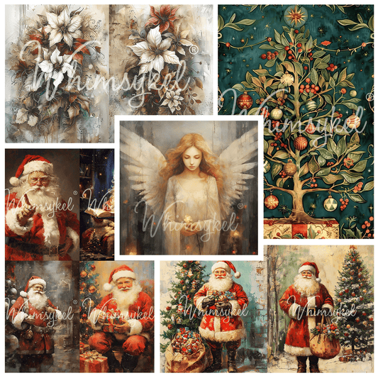 Christmas DecoPaper Bundle | Limited Quantity | 18 lb Decoupage Tissue Paper | 21x29 in