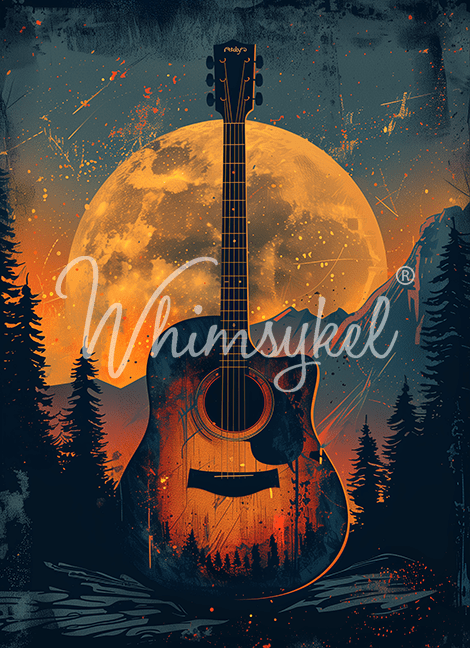 Country Music | Tissue or Rice Decoupage Paper