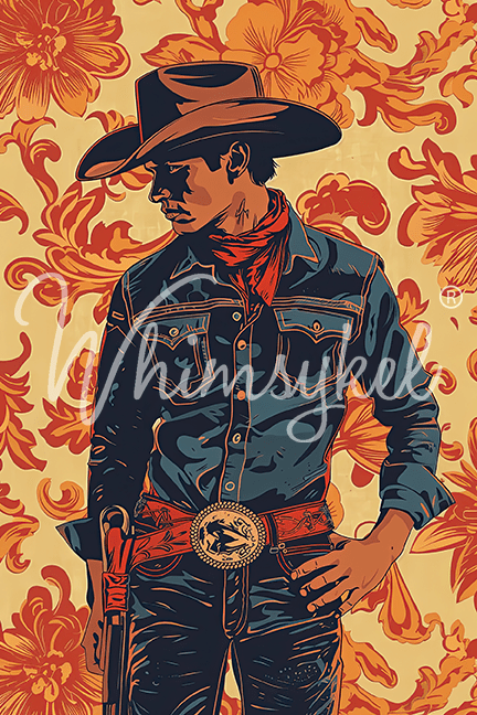 Cowboy Flair | Tissue or Rice Decoupage Paper
