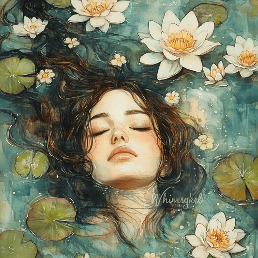 Cradled Trust | Square Tissue or Rice Decoupage Paper