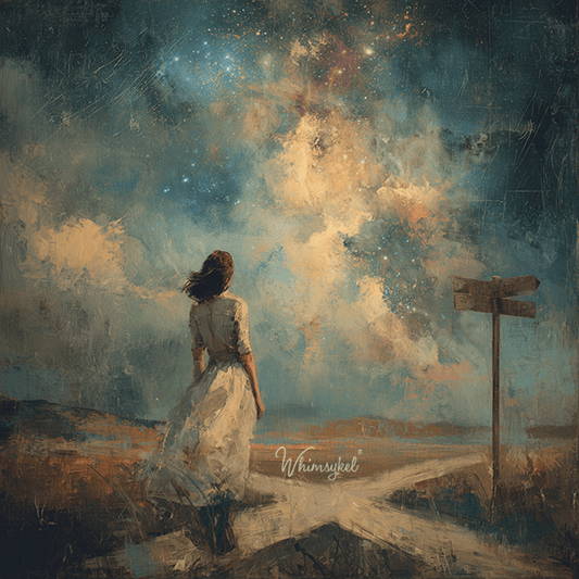 Crossroads | Square Tissue or Rice Decoupage Paper