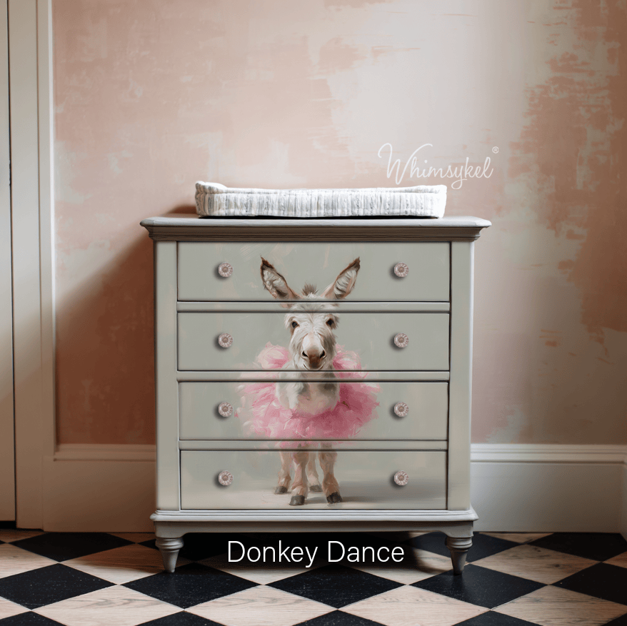 Donkey Dance | 18 lb Decoupage Tissue Paper | 21x29