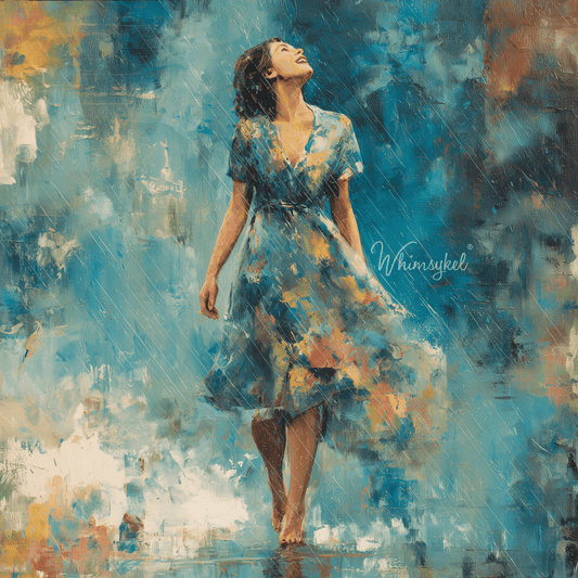 Embrace the Storm | Square Tissue or Rice Decoupage Paper
