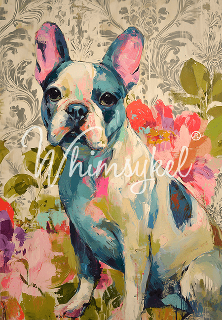 Frenchie | 18 lb Decoupage Tissue Paper | 21x29