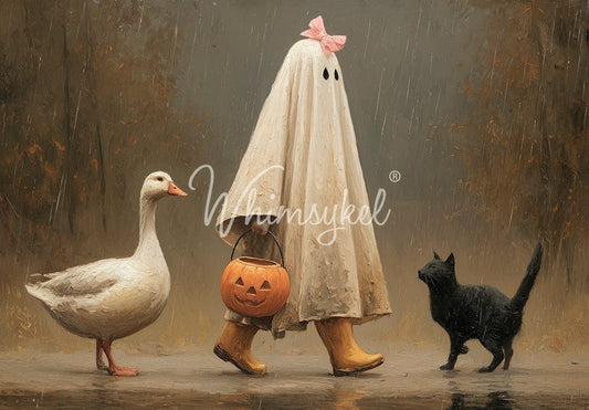 Ghosting Treats  | Tissue or Rice Decoupage Paper
