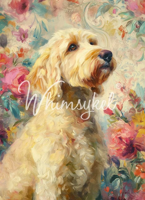 Golden Doodle | 18 lb Decoupage Tissue Paper | 21x29