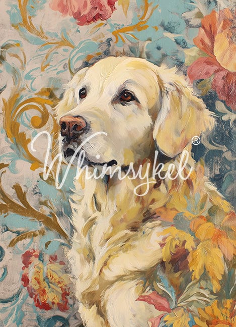 Golden Retriever | 18 lb Decoupage Tissue Paper | 21x29