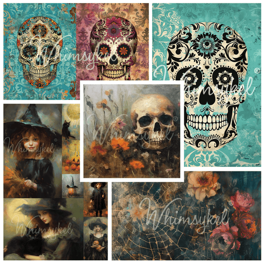 Halloween DecoPaper Bundle | Limited Quantity | 18 lb Decoupage Tissue Paper | 21x29 in