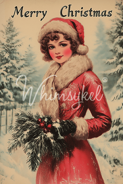 Holiday Tidings | Tissue or Rice Decoupage Paper