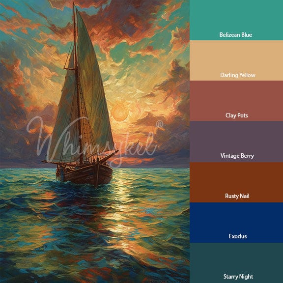 Nautical Serenity Tissue Paper 21 x 29 in
