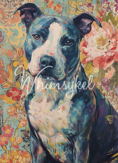 Pitbull | Tissue or Rice Decoupage Paper
