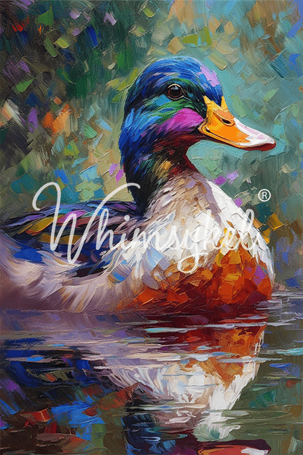 Shakespeare Mallard Reverse | Tissue or Rice Decoupage Paper