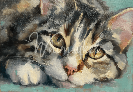 Sleepy | Tissue or Rice Decoupage Paper