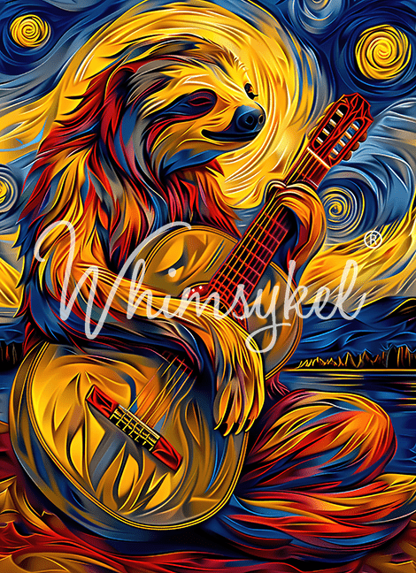 Slow Guitar | 18 lb Decoupage Tissue Paper | 21x29 Inches