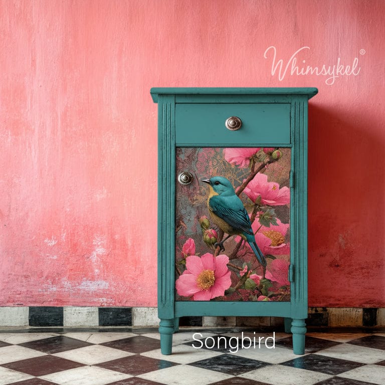 Songbird Blooms | 18 lb Decoupage Tissue Paper | 21x29