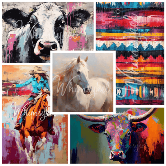Wesstern DecoPaper Bundle | Limited Quantity | 18 lb Decoupage Tissue Paper | 21x29 in (Copy)