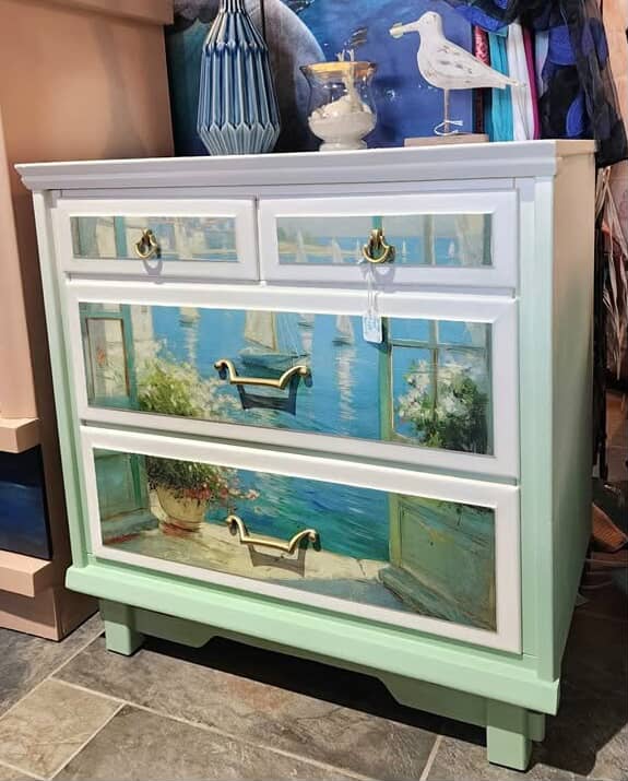 Bayside View | Tissue or Rice Decoupage Paper