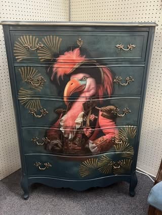 Captain Featherduster | Tissue or Rice Decoupage Paper