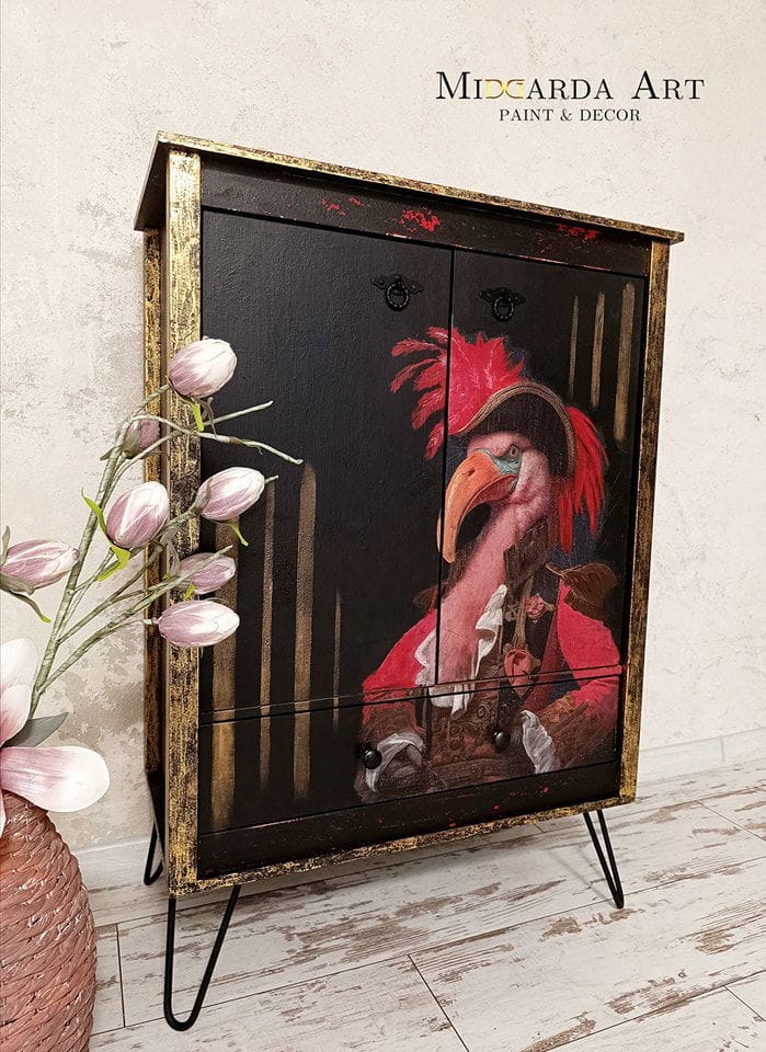 Captain Featherduster | Tissue or Rice Decoupage Paper