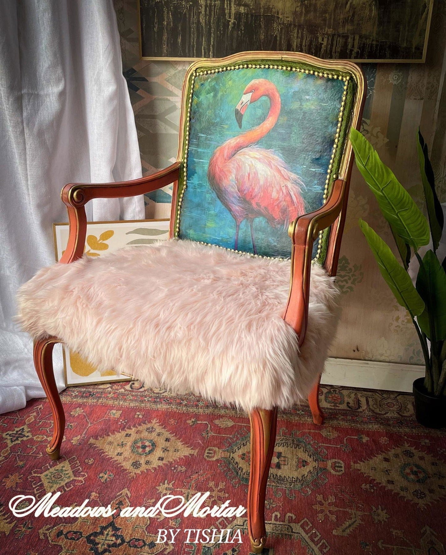 Flamingo Oasis | Tissue or Rice Decoupage Paper