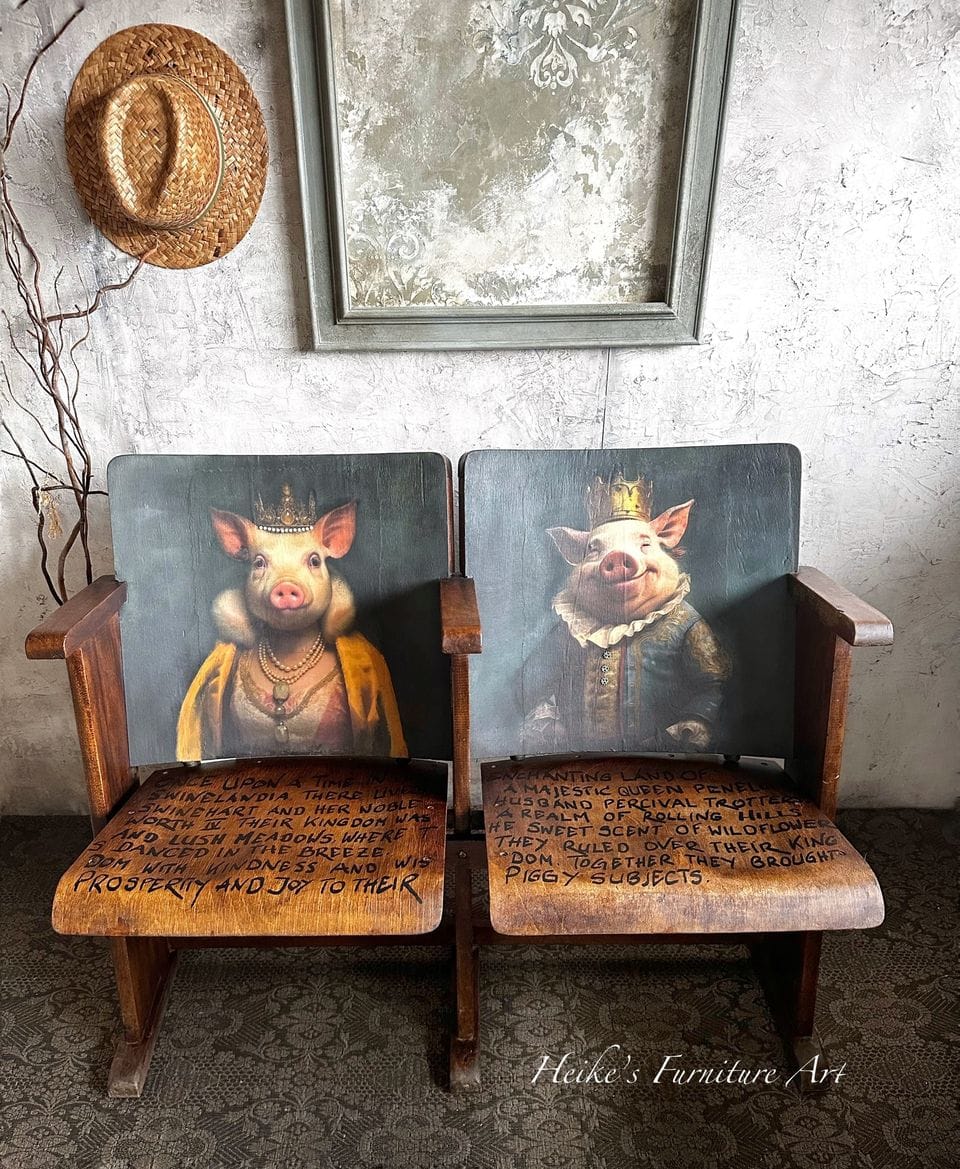 King Porkton | Tissue or Rice Decoupage Paper