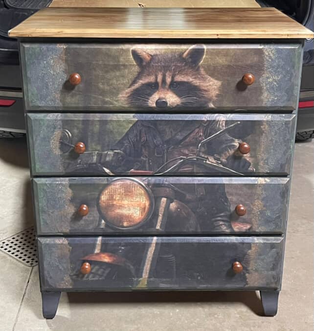 Masked Maverick | Tissue or Rice Decoupage Paper