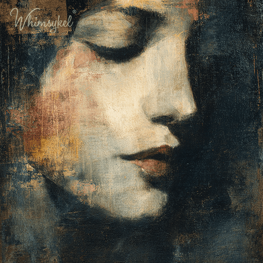 Quiet Knowing | Square Tissue or Rice Decoupage Paper