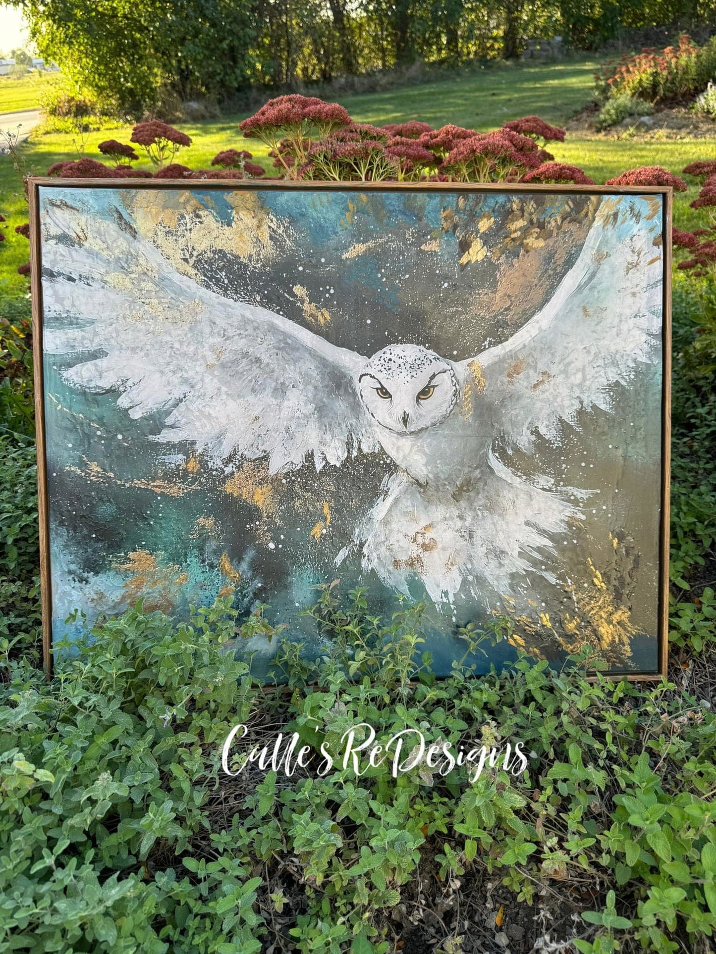 Snow Owl | Tissue or Rice Decoupage Paper