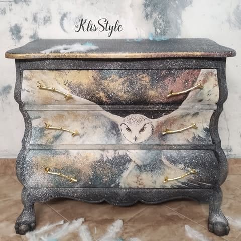 Snow Owl | Tissue or Rice Decoupage Paper